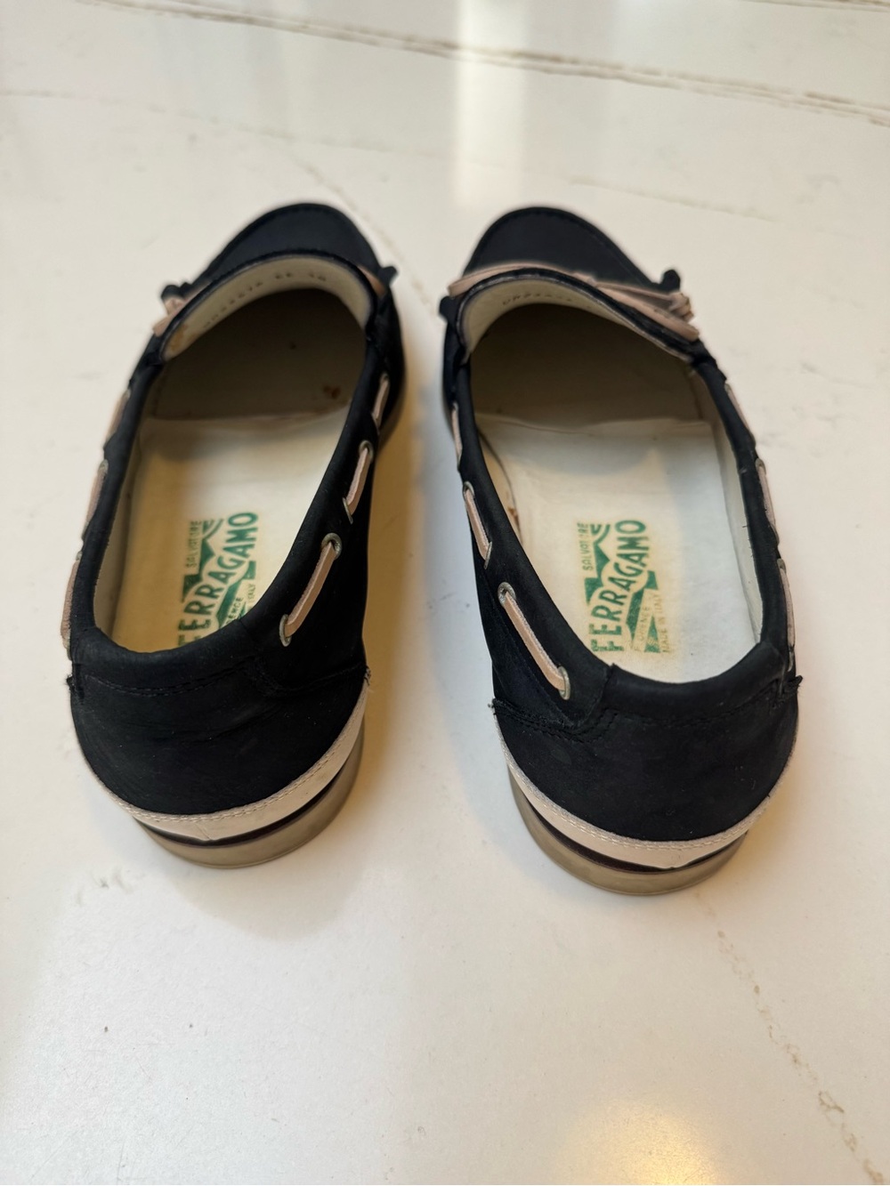 Salvatore Ferragamo kiltie fringe boat loafers - Picture 8 of 11